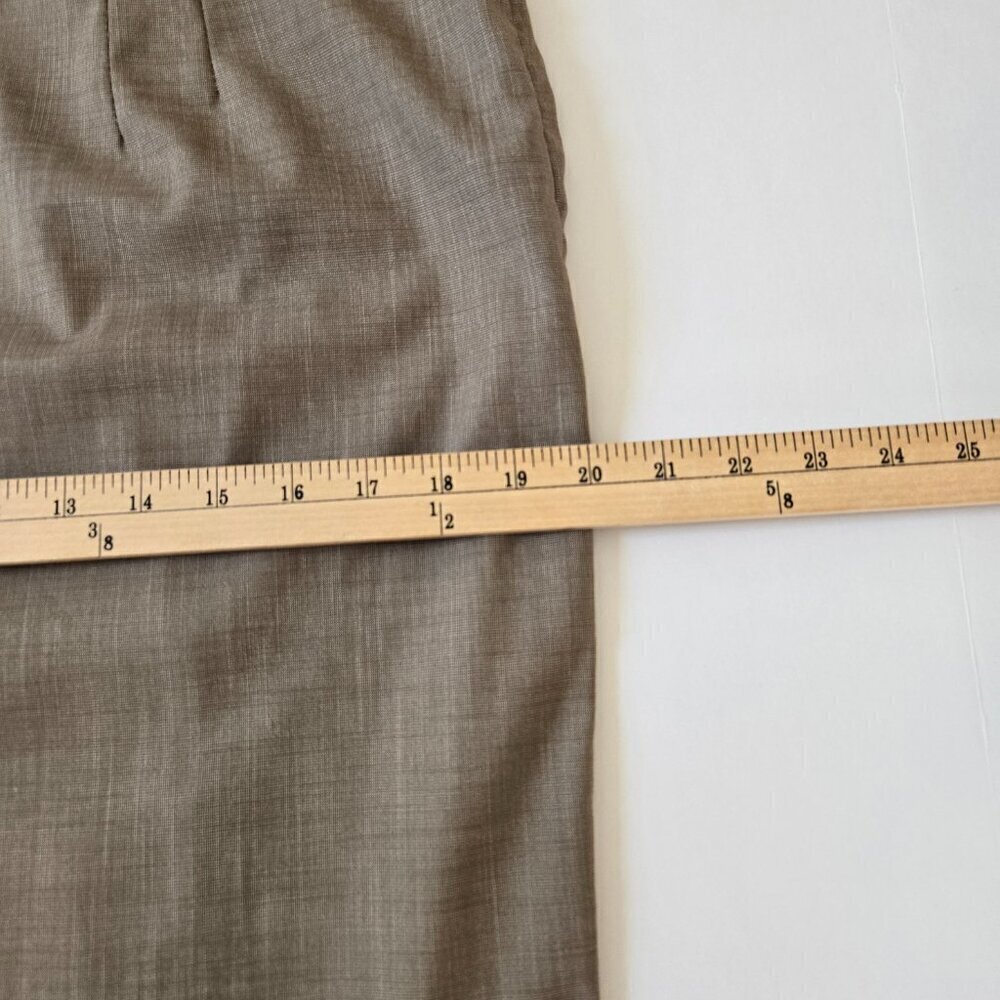 New York & Company Stretch Light Brown Straight Skirt Size 14 - Picture 7 of 11